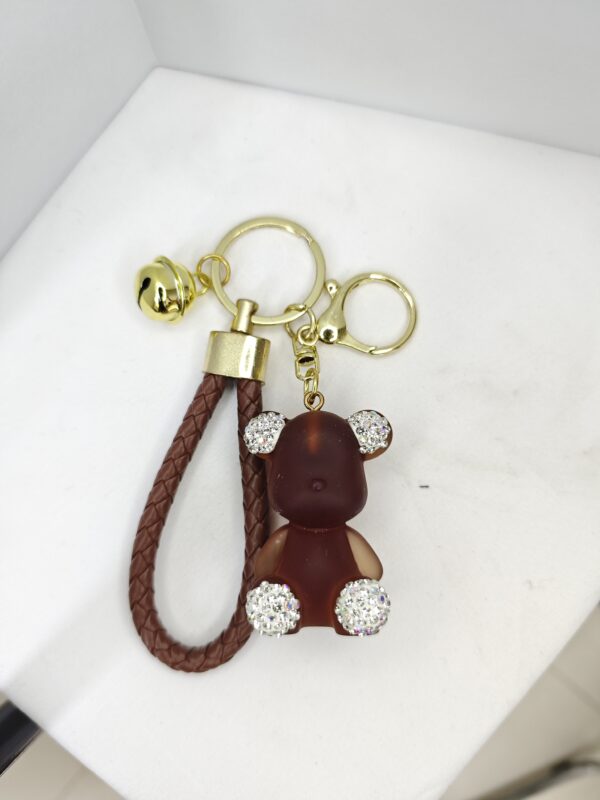 Diamond-encrusted Future Bear Pendant