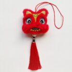 Chinese New Year Lion Dance Hanging Ornament