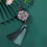 Chinese Dunhuang Embroidered Sachet Hangings-2