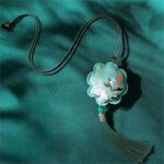 Chinese Dunhuang Embroidered Sachet Hangings-2