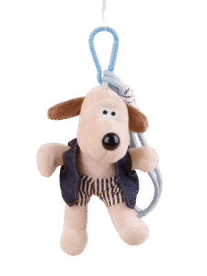 Dog stuffed toy pendant