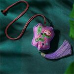 Chinese Dunhuang Embroidered Sachet Hangings-2
