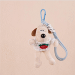 Dog stuffed toy pendant