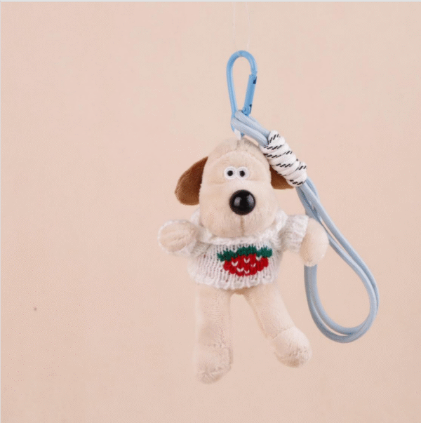 Dog stuffed toy pendant