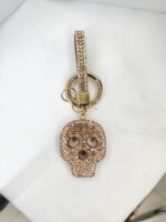 Full diamond skull pendant