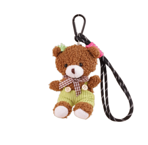 Brown Bear Plush Keychain