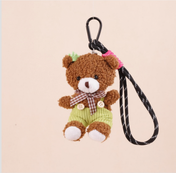 Brown Bear Plush Keychain