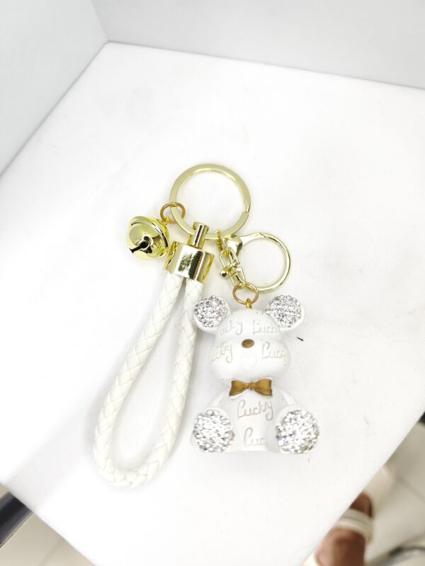 Diamond-encrusted Future Bear Pendant