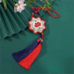 Chinese Dunhuang Embroidered Sachet Hangings-2