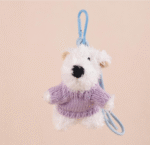 Dog stuffed toy pendant
