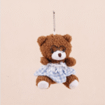 Brown Bear Plush Keychain