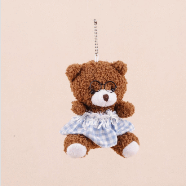 Brown Bear Plush Keychain