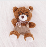 Brown Bear Plush Keychain