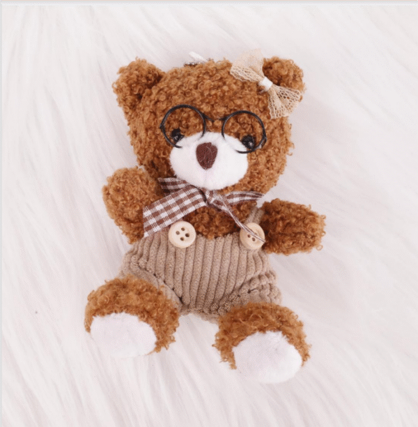 Brown Bear Plush Keychain