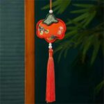 Chinese Dunhuang Embroidered Sachet Hangings-3