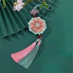 Chinese Dunhuang Embroidered Sachet Hangings-3