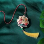 Chinese Dunhuang Embroidered Sachet Hangings-3