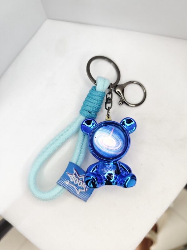 Electroplated Starry Bear pendant