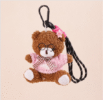 Brown Bear Plush Keychain