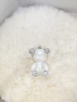 Diamond-encrusted Future Bear Pendant