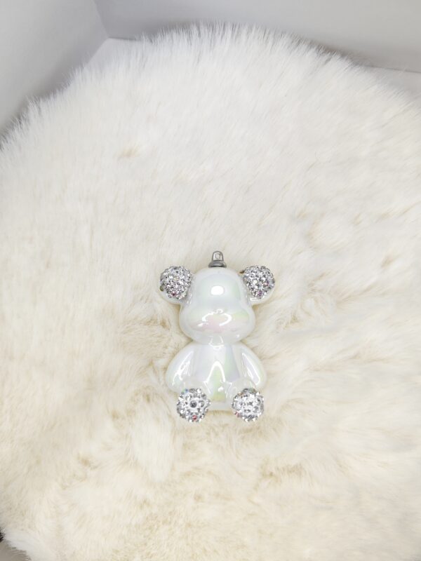 Diamond-encrusted Future Bear Pendant