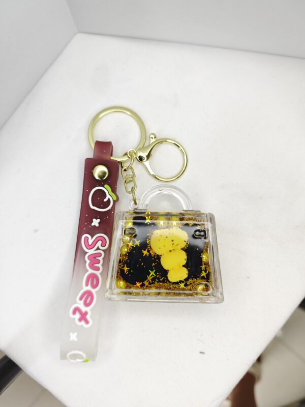 Colorful Flowing Sand Pendant