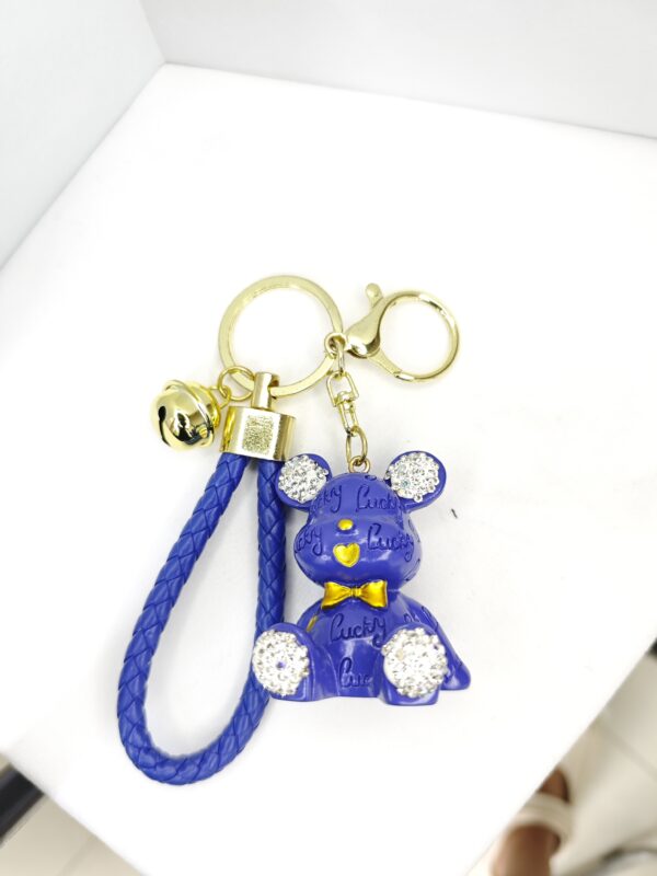 Diamond-encrusted Future Bear Pendant