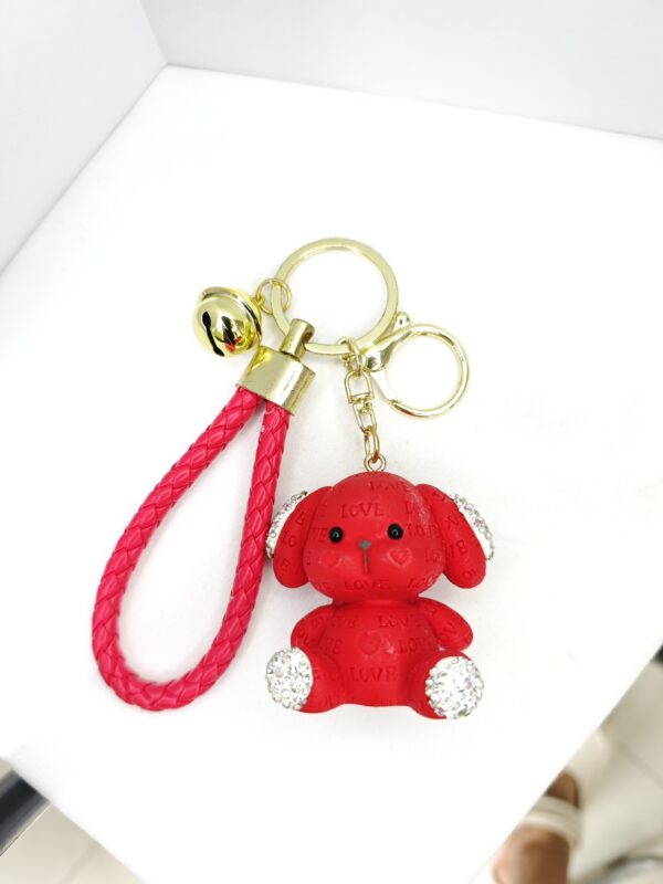 Alphabet dog pendant