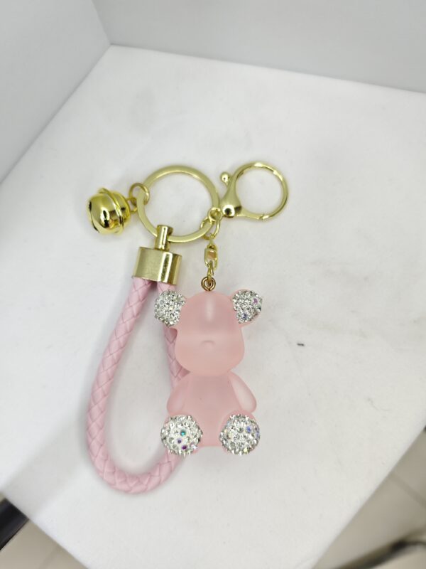 Diamond-encrusted Future Bear Pendant