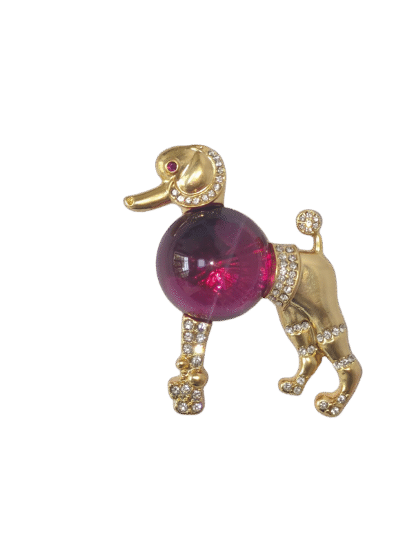 Gemstone brooch