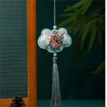 Chinese Dunhuang Embroidered Sachet Hangings-1