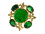 Gemstone brooch