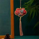 Chinese Dunhuang Embroidered Sachet Hangings-1