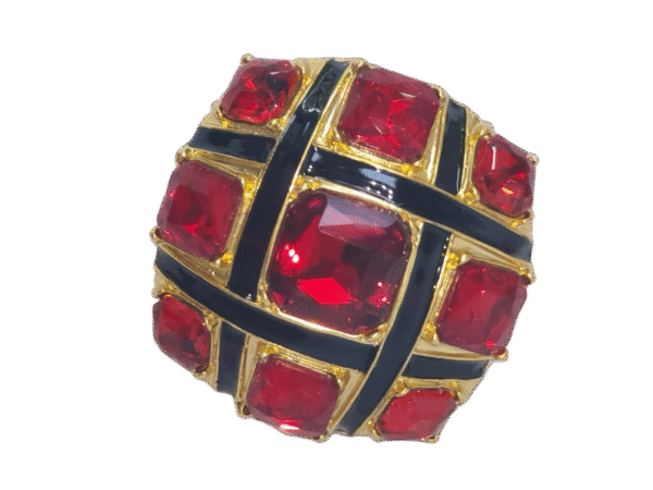 Gemstone brooch
