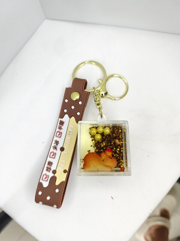 Colorful Flowing Sand Pendant