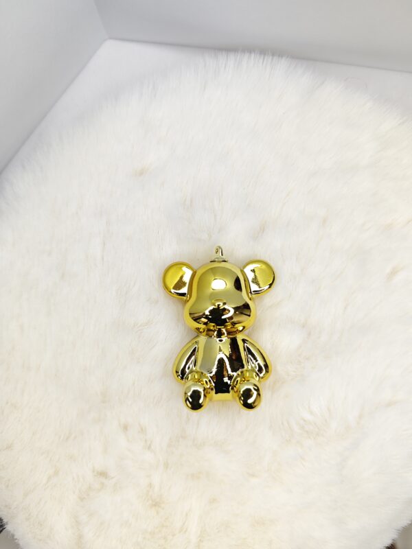 Electroplated Dazzling Future Bear pendant