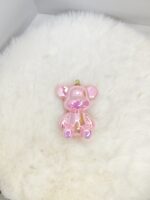 Electroplated Dazzling Future Bear pendant