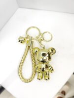 Electroplated Dazzling Future Bear pendant
