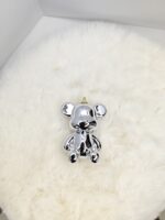 Electroplated Dazzling Future Bear pendant