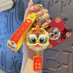 Lion Head Chinese Style Keychain-1