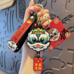 Lion Head Chinese Style Keychain-1
