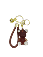 Diamond-encrusted Future Bear Pendant