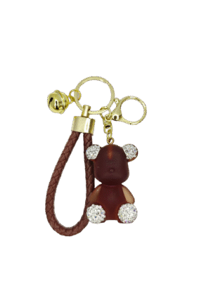 Diamond-encrusted Future Bear Pendant