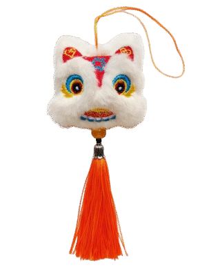 Chinese New Year Lion Dance Hanging Ornament