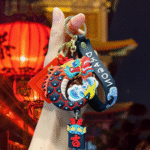 Lion Head Chinese Style Keychain-2