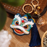 Awakened Lion Embroidered Decorative Piece