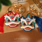 Awakened Lion Embroidered Decorative Piece