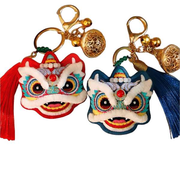 Awakened Lion Embroidered Decorative Piece