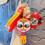 Lion Head Chinese Style Keychain-1