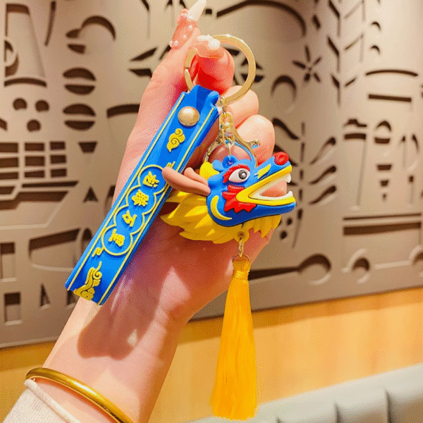 Lion Head Chinese Style Keychain-1